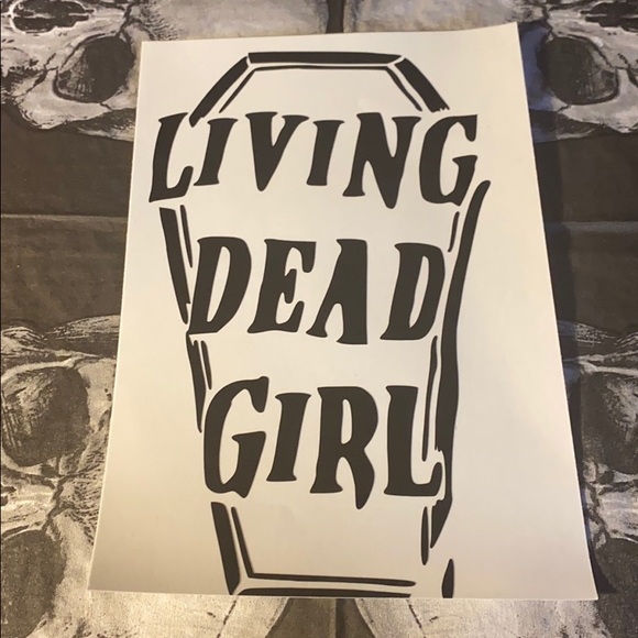 Hot Topic Other - 4/$15 Living Dead Girl Vinyl Decal